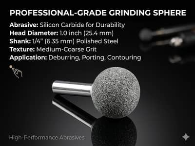 Grinding Sphere - High-Performance Silicon Carbide Stone