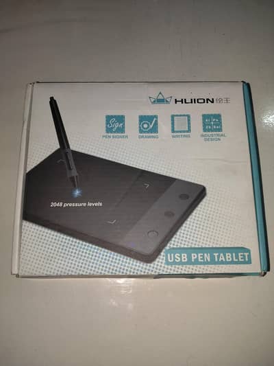 Huion H420 Pen Tablet for Digital Art, Osu!, and Online Teaching