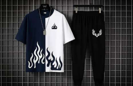 Micro interlock printed track suit