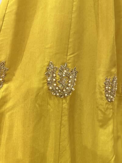 Mustard yellow lehnga