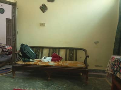 wooden Chinese sofa 5 seater