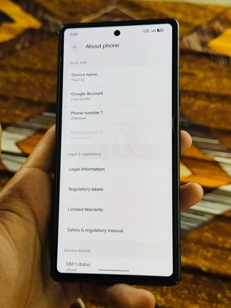 Google Pixel 7A 5