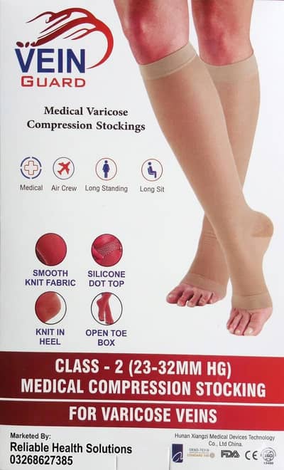 Medical Compression Stockings for Varicose Veins - Class 2 (Brand New)