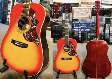 Maison semi acoustic guitar solid body / Grand piano / Keyboard / Amp