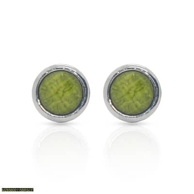 Green stone cufflinks for men wedding office