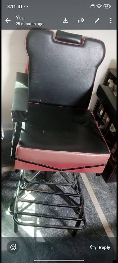 salon chair. parlour/ barber chair