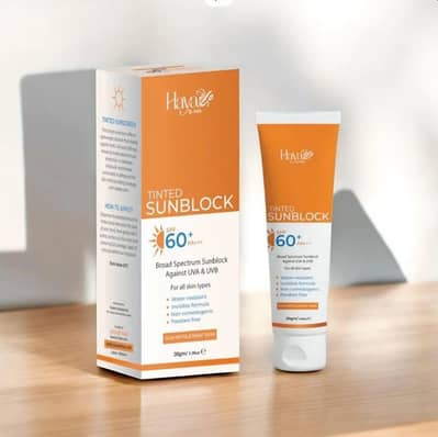 Haya Tinted Sunblock SPF 60+ Water Resistant Cream