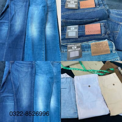 Man’s jeans Dress & paper cotton Pants (Limited Stock)