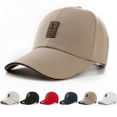 Premium Quality Baseball Cap Canvas Material, Durable, Stylish, Multi