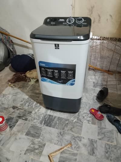 only 4 Month Haier Washing machine inverter machine hai