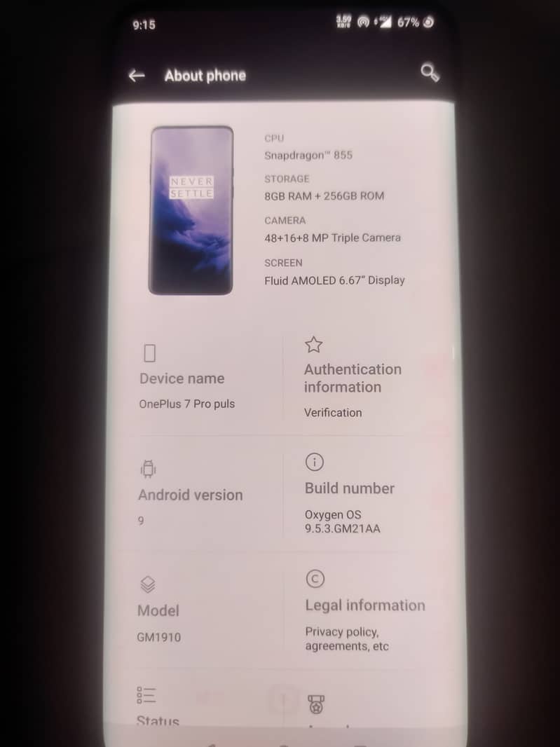 One Plus 7 Pro 2