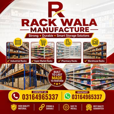 Super Market Racks,Industrial Racks,Pharmacy Racks,Warehouse Racks