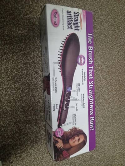 straightener brush