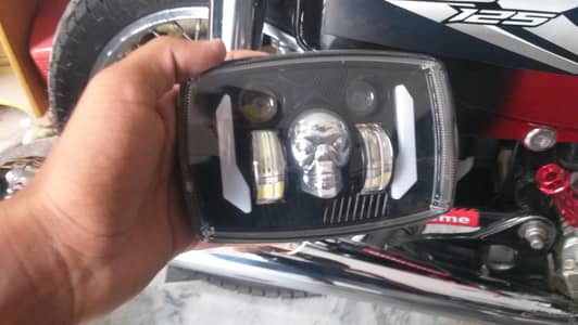 new headlight skull pannel