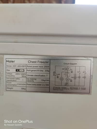 Haier Deep Freezer double door for sale
