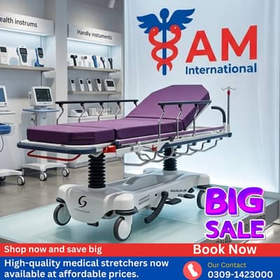 STRETCHER TROLLEY / EMERGENCY STRETCHER TROLLEY FOR SALE