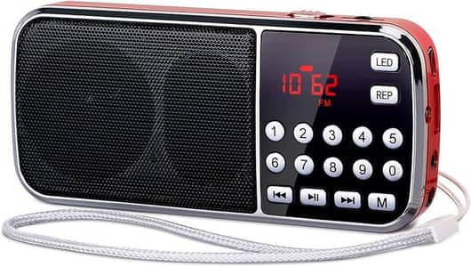 Imported Portable Bluetooth Speaker and Radio - Dual Speaker Heavy