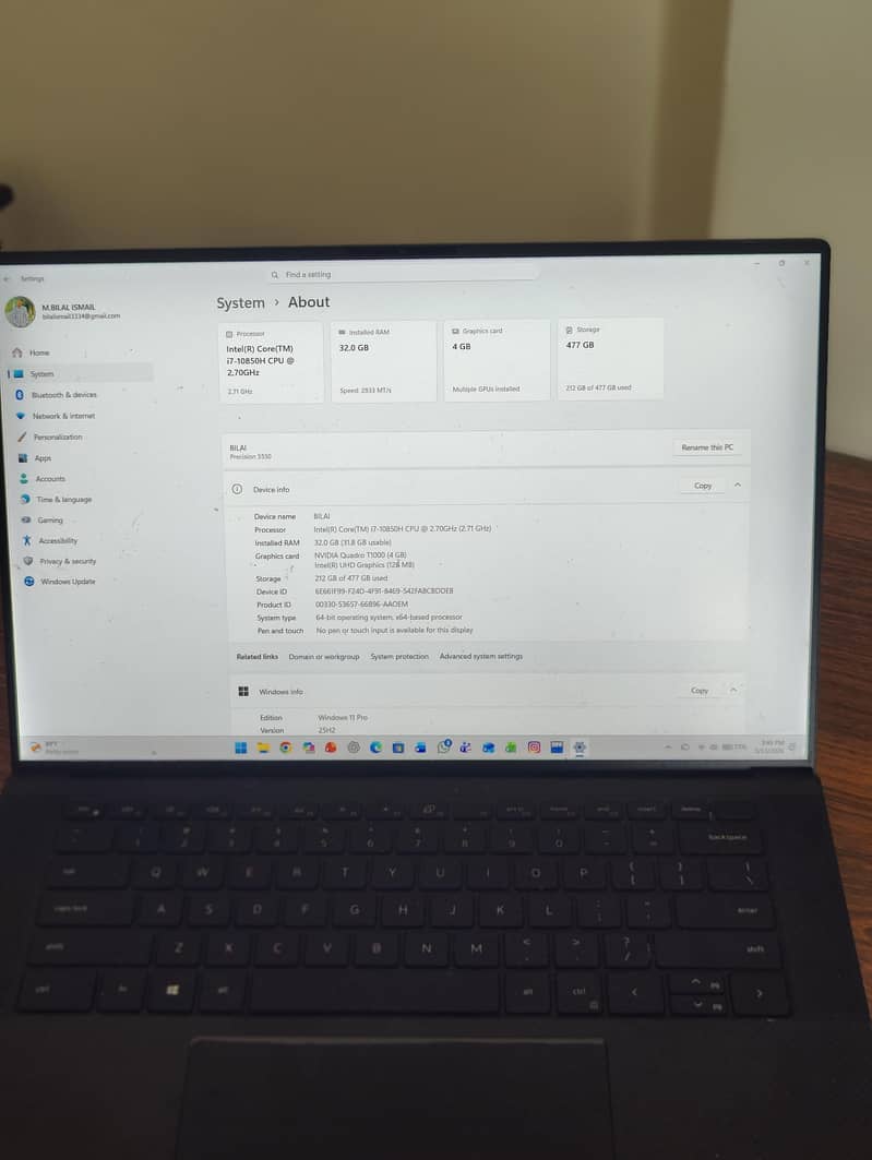 DELL PRECISION 5550 10