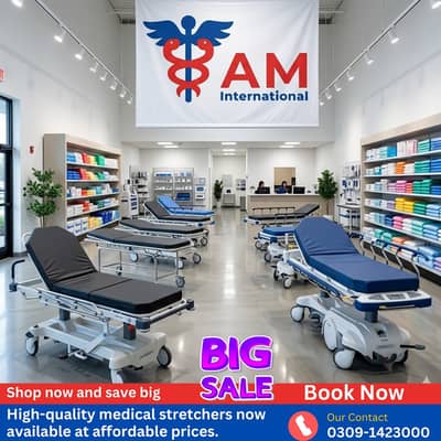 Stretcher trolley emergency trolley hospital patient stretcher