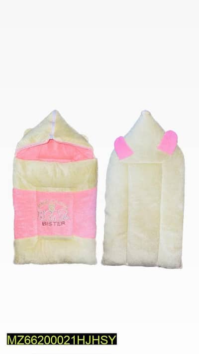 Baby carry Nest velvet Hooded pink Ears