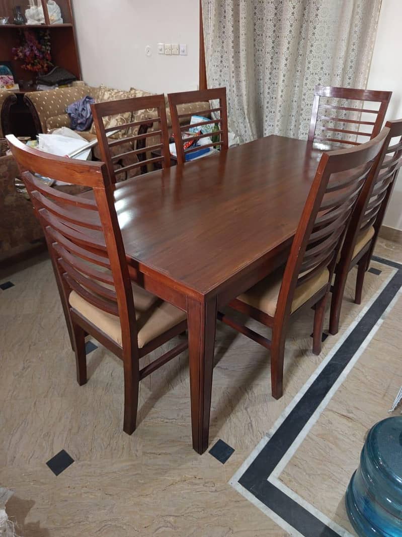 Dining table and chairs set 0