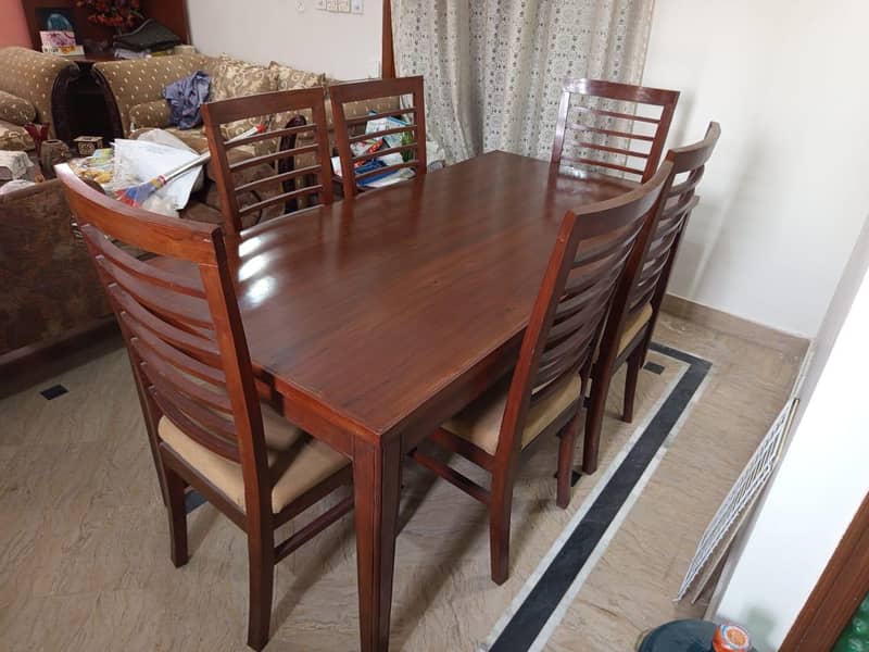 Dining table and chairs set 1