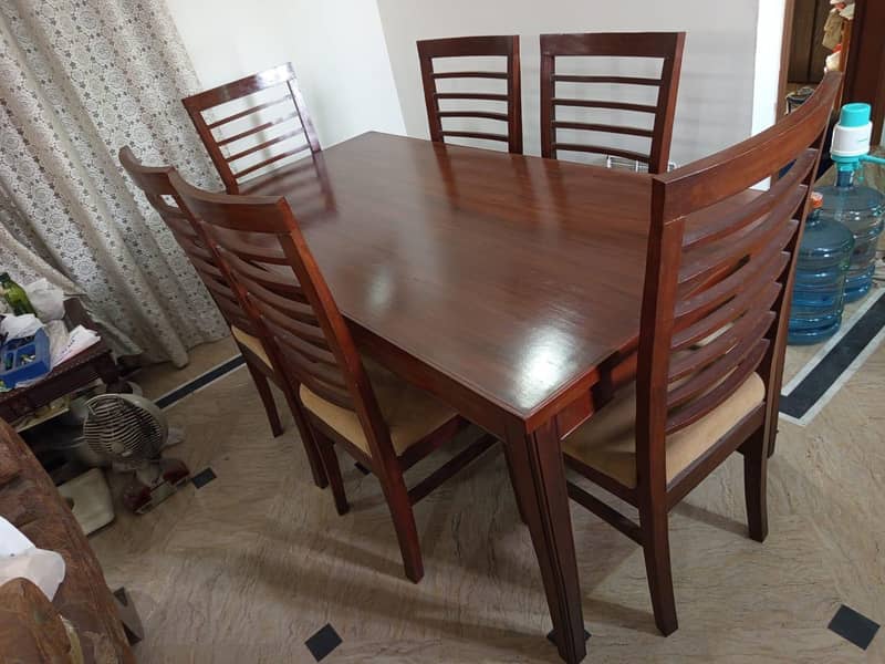 Dining table and chairs set 4