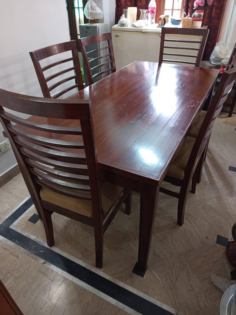 Dining table and chairs set 5