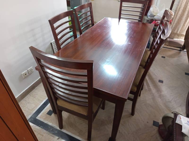 Dining table and chairs set 6