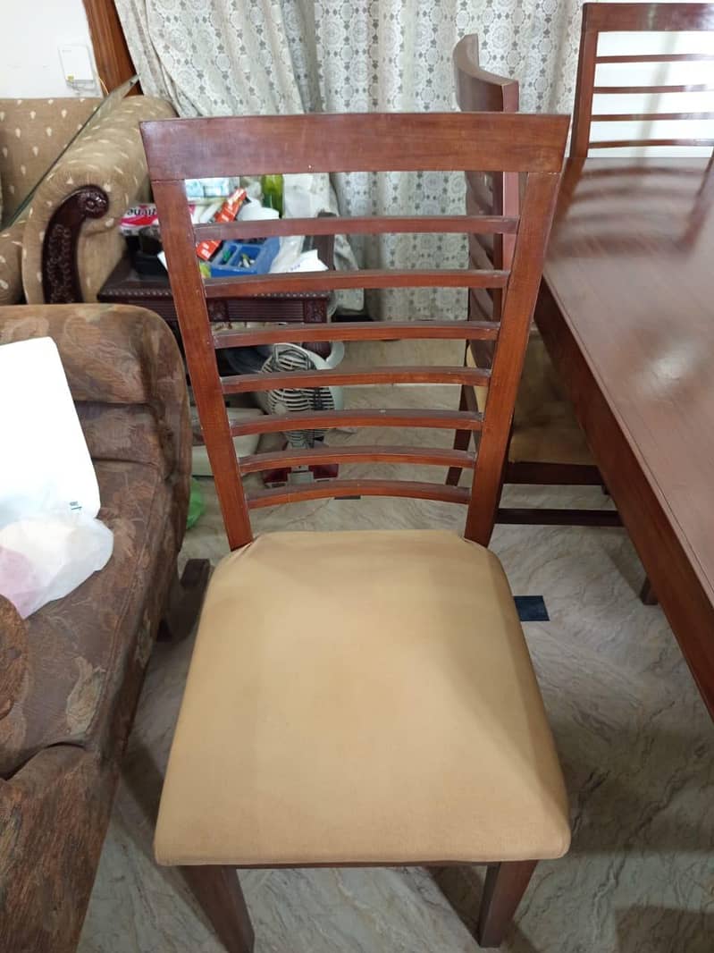 Dining table and chairs set 8
