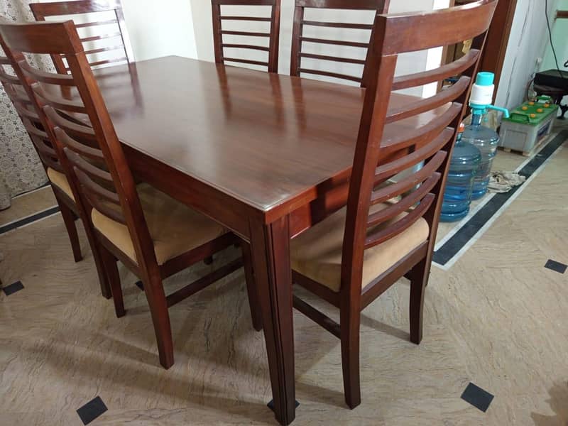Dining table and chairs set 9