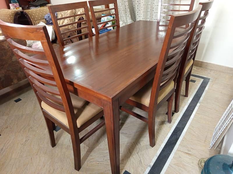 Dining table and chairs set 11