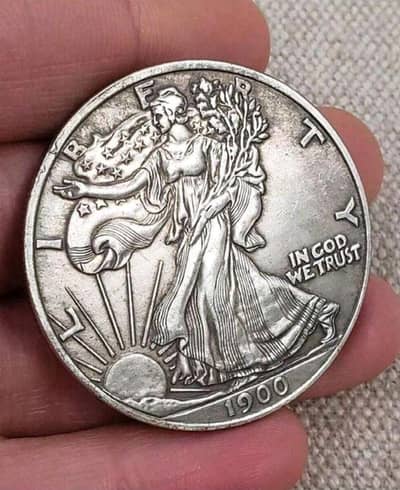 USA ANTIQUE 1906 LIBERTY DOLLAR COIN, USA OLD COIN, USA RARE COIN