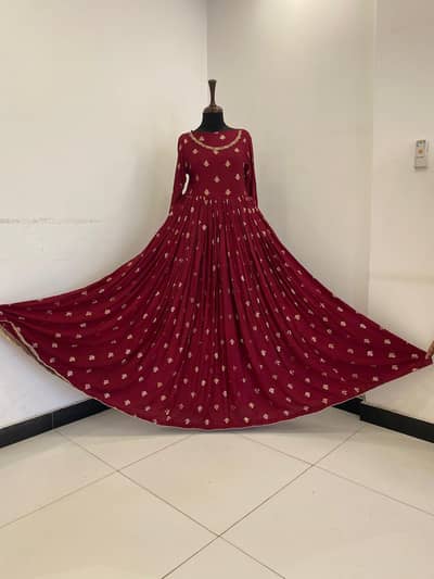 Maroon dress