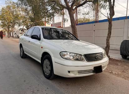Nissan Sunny Ex Saloon 2008 Pearl white Manual Gear