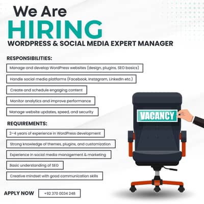 Digital Marketing & Wordpress Expert Manager