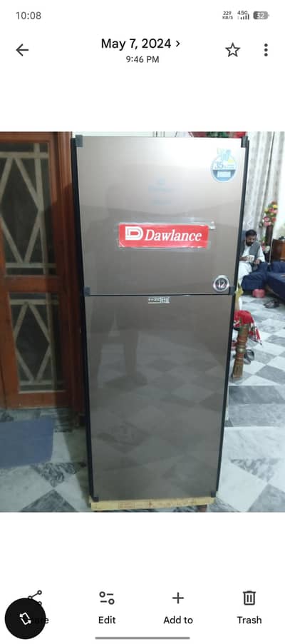 new refrigerator