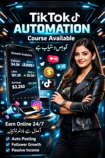 TikTok Automation Complete A to Z Course