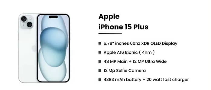 Iphone 15 Plus jv Urgent Sale Limited Offer