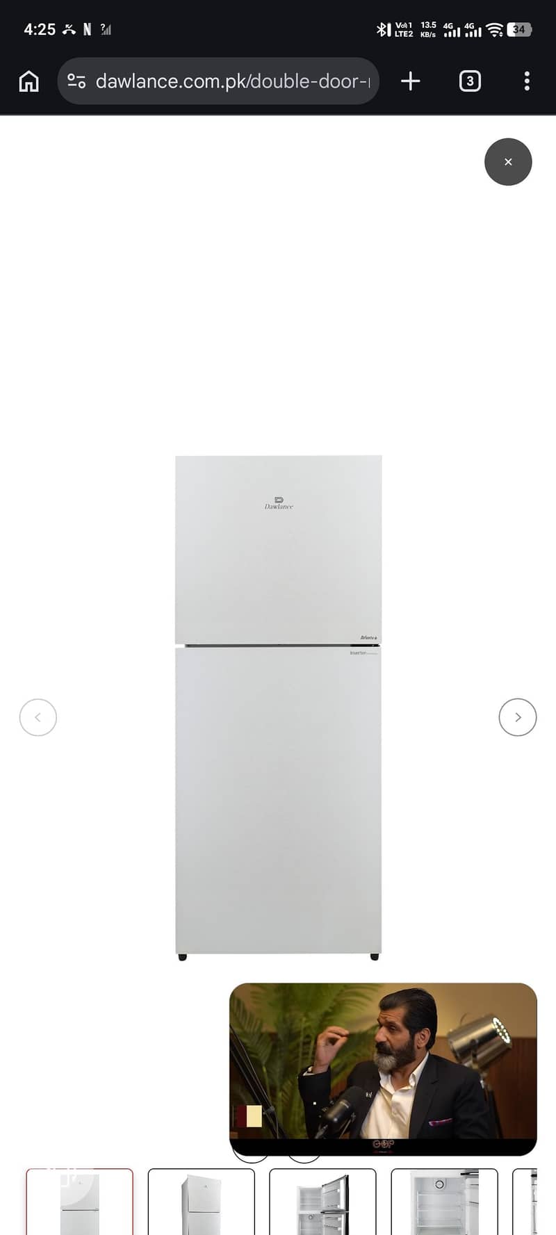 Dawlance Big Size Fridge - fast cooling | Low ececticity consumption | 1