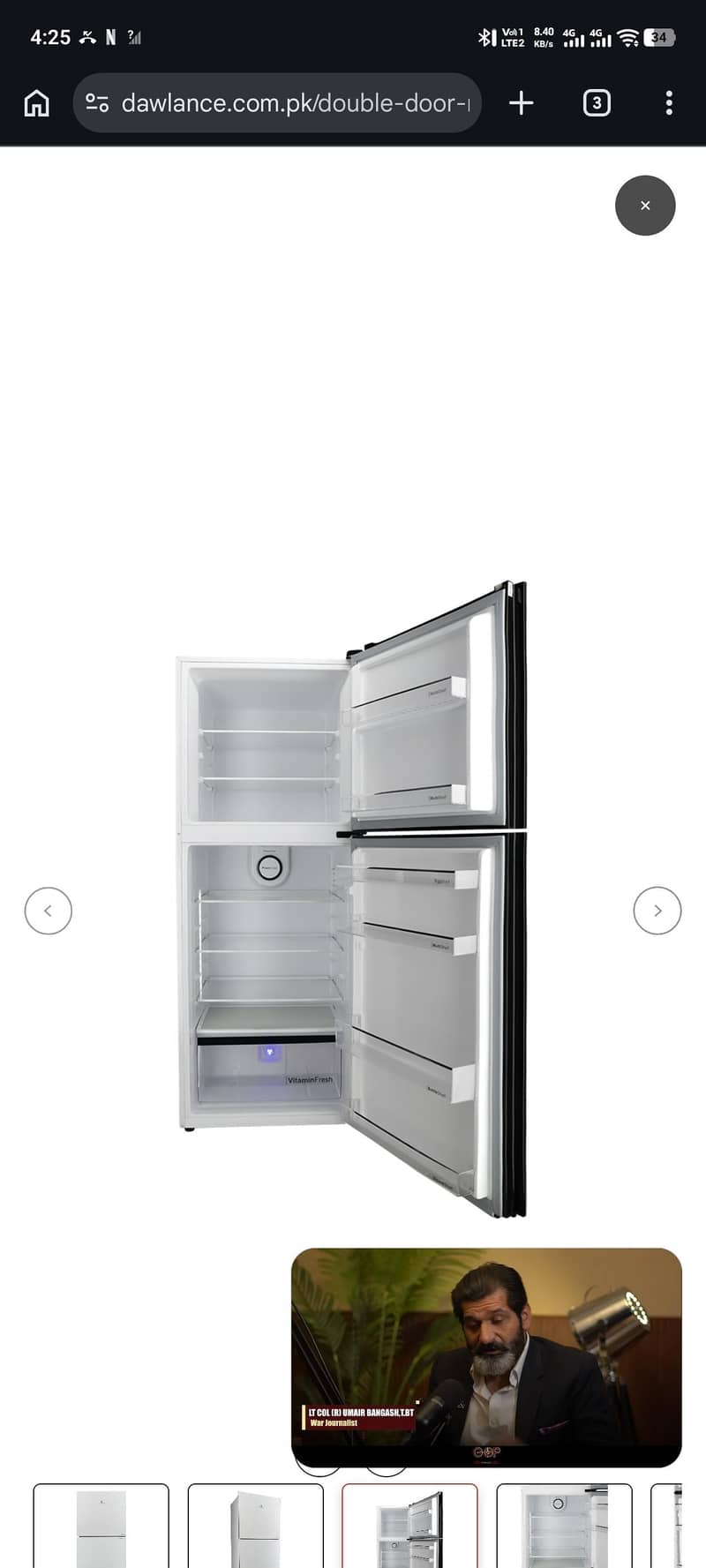 Dawlance Big Size Fridge - fast cooling | Low ececticity consumption | 2