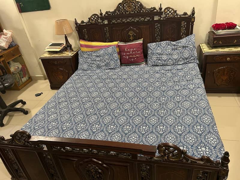 Sheesham Complete Bed-set 0