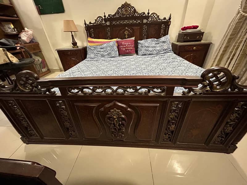 Sheesham Complete Bed-set 1