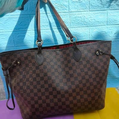 LV neverfull Tote Bag Authentic original coded
