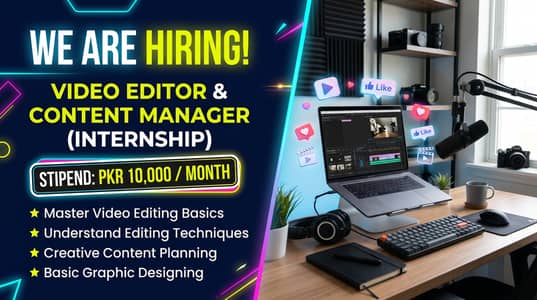 (Internship) Video Editing and Content Management Position