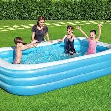 54009 Bestway Inflatable pool 10ft x 6ft x 22inch Blue 03020062817