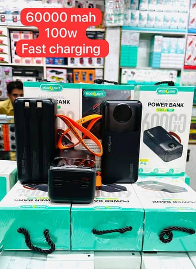 ​Original Moon Light P-6 Power Bank | 60000mAh | 100W PD Fast Charge