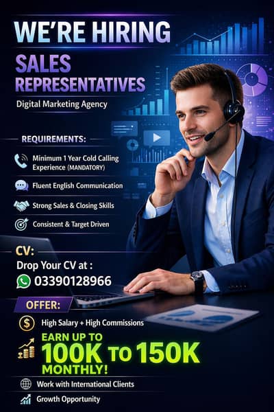 Cold Callers Needed For Digital Marketing