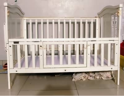 Good Quality Wooden Cot 8/10 condition