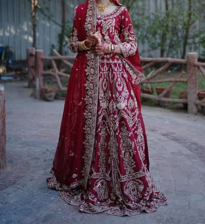 Bridal Lehenga by Faiza Saqlain